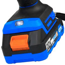 Chave de Impacto 1/2 Pol. 20V 2Ah 350Nm Variável e Reversível com Carregador Rápido Compacto - FORTGPRO
