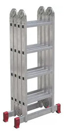 Escada Multifuncional de Alumínio 4x4 com 16 Degraus